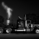 Illustration for article titled These Gorgeous Black And White Photos Turn Truckstops Into Art
